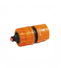 LQ42S - 1/2”- 5/8” Hose end quick connector with waterstop (Enlarge)