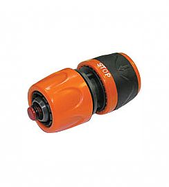 LQ44SRV - 5/8”- 3/4” Hose end quick connector with waterstop (Enlarge)